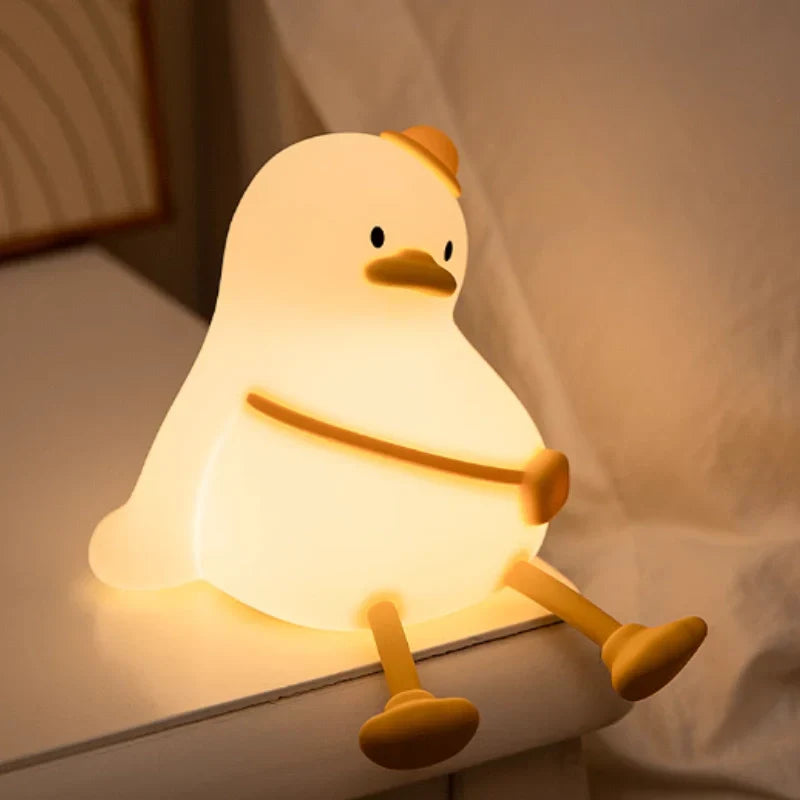 Night Light Silicone Animal Bedside Lamp