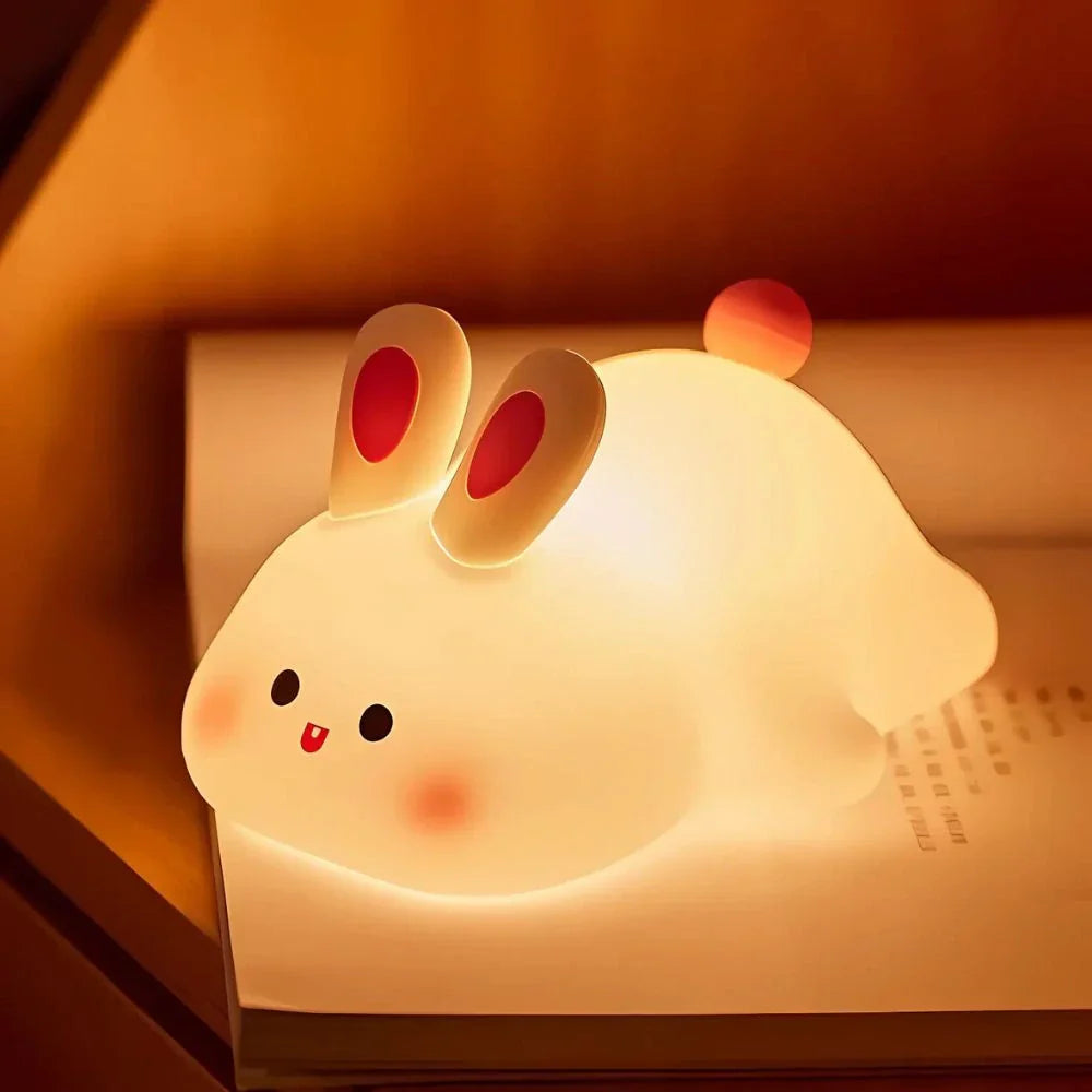 Night Light Silicone Animal Bedside Lamp