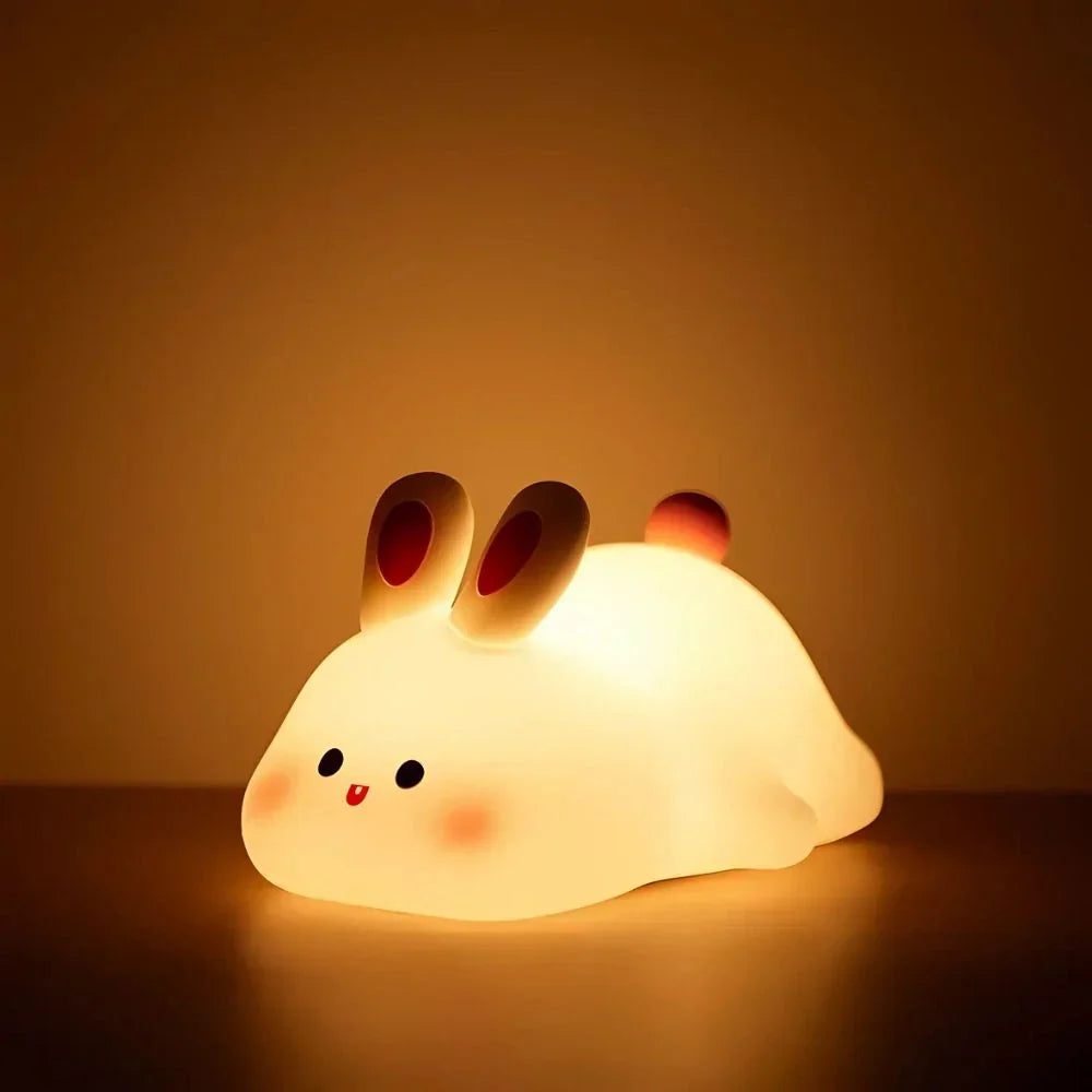Night Light Silicone Animal Bedside Lamp