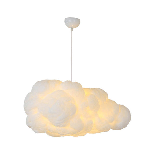 Luminous Aura: Modern White Pendant Ceiling Lights for Bedroom with Dual Shades for Stylish Illumination