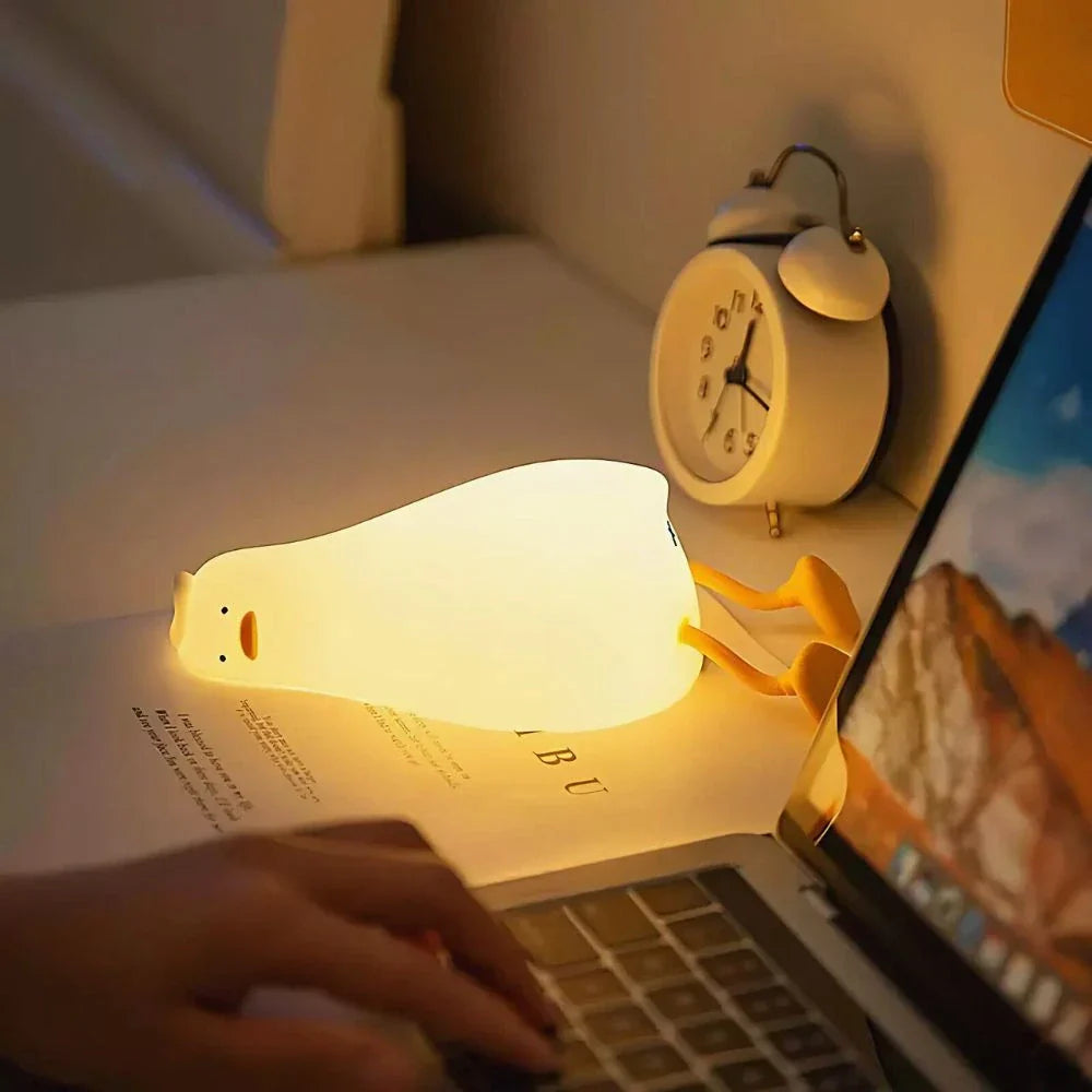 Night Light Silicone Animal Bedside Lamp