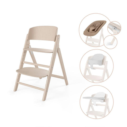 CYBEX Click & Fold 4 In 1 Highchair - Natural